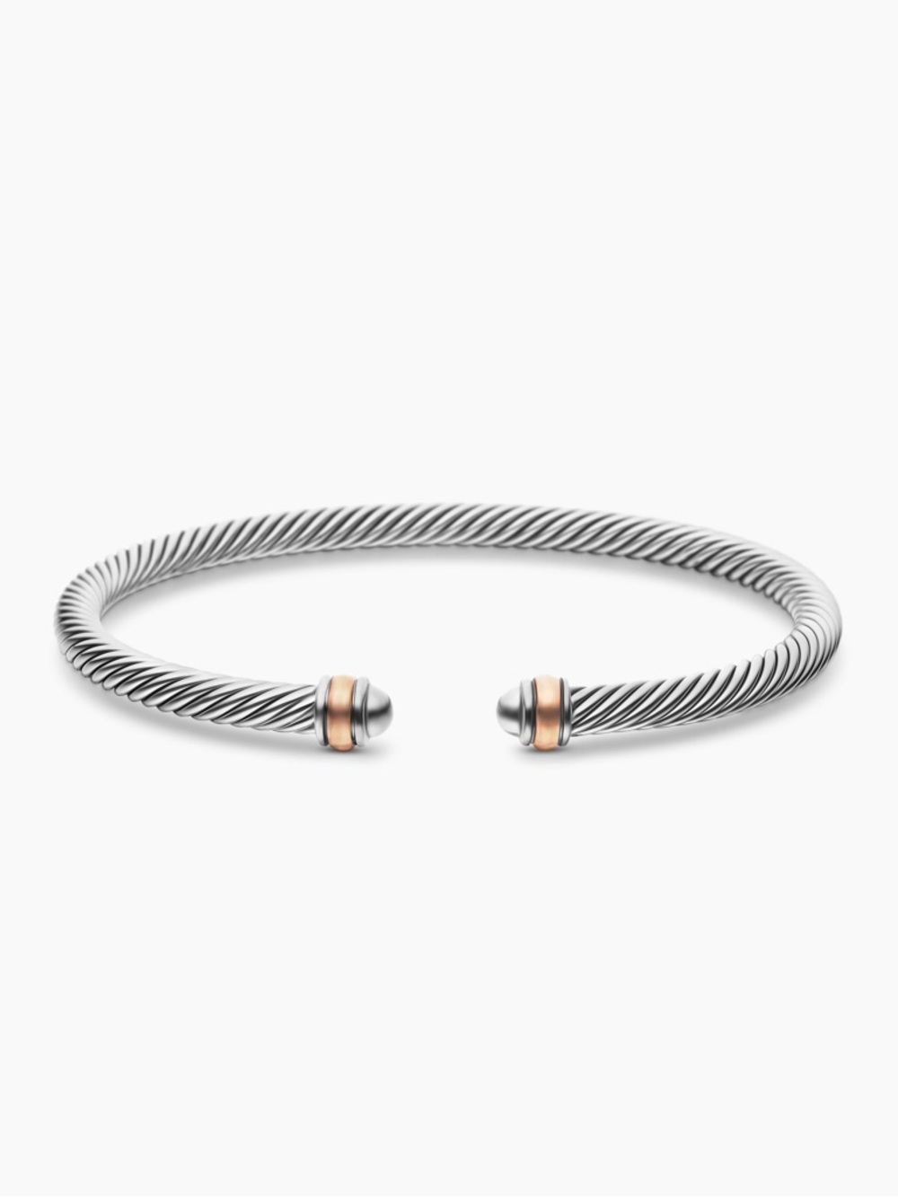 David Yurman CLASSIC CABLE BRACELET
Sterling Silver with 18K Rose Gold - Picture 2 of 8